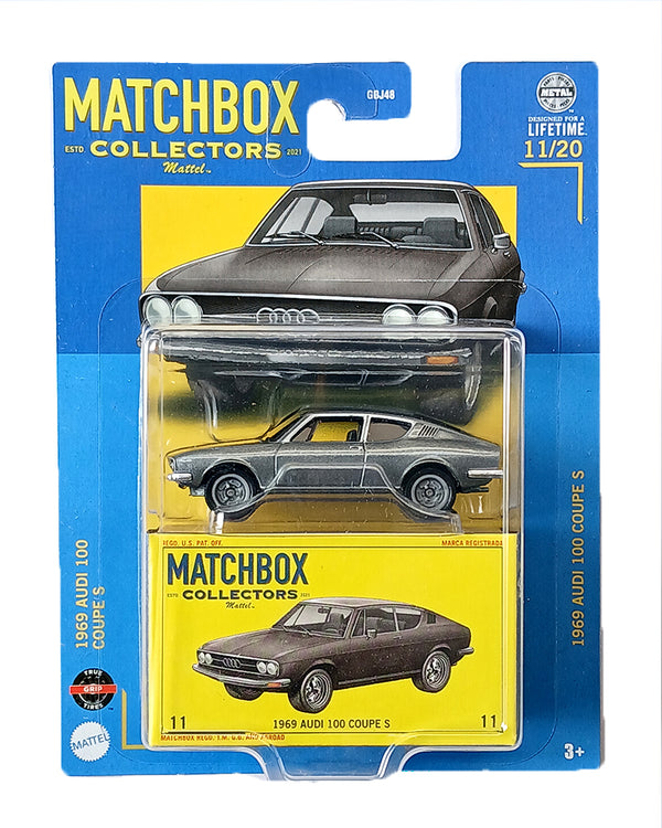 Matchbox Collectors 2024 – 1969 Audi 100 Coupé S, Grigio/Argento, Serie Superfast - Foto 6