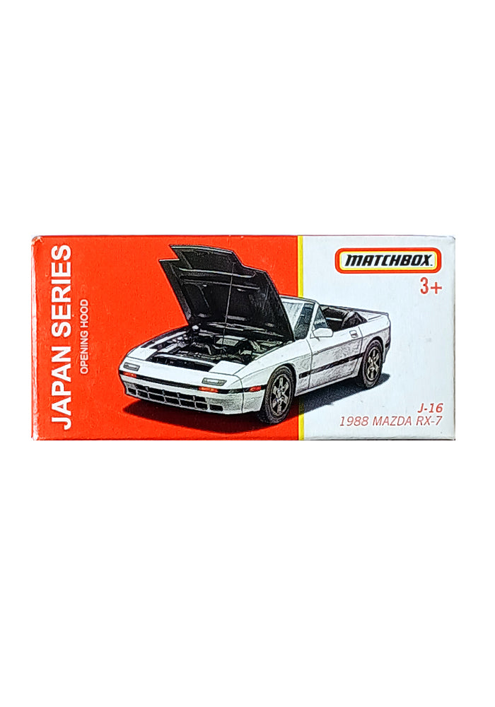 EXCLUSIVES Matchbox Japan Series 1988 Mazda RX-7 - White - 2023 Box ...