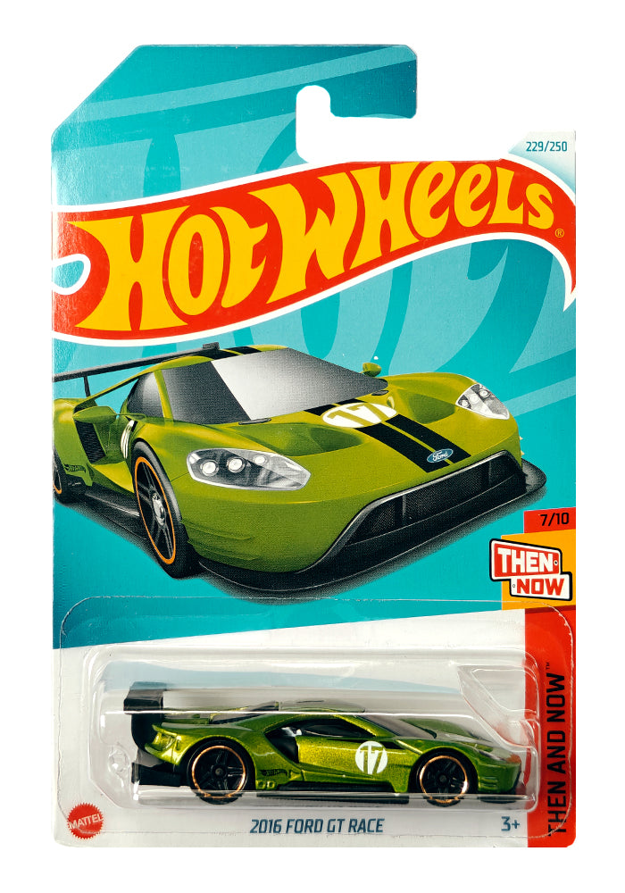 INDIAN CARD Hot Wheels 2016 Ford GT Race Green 2024 Card Toys