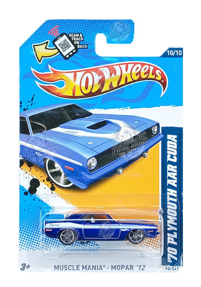 EXCLUSIVES Hot Wheels Muscle Mania Mopar '70 Plymouth AAR Cuda