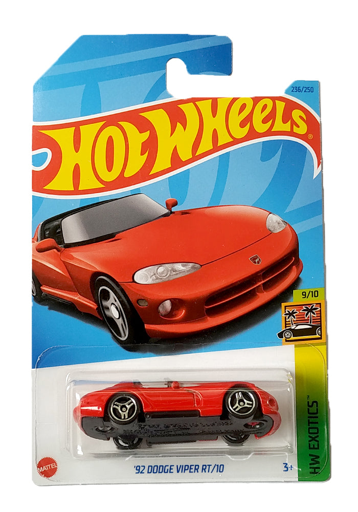 INDIAN CARD Hot Wheels '92 Dodge Viper RT/10 - Red - 2023 Card– Toys ...