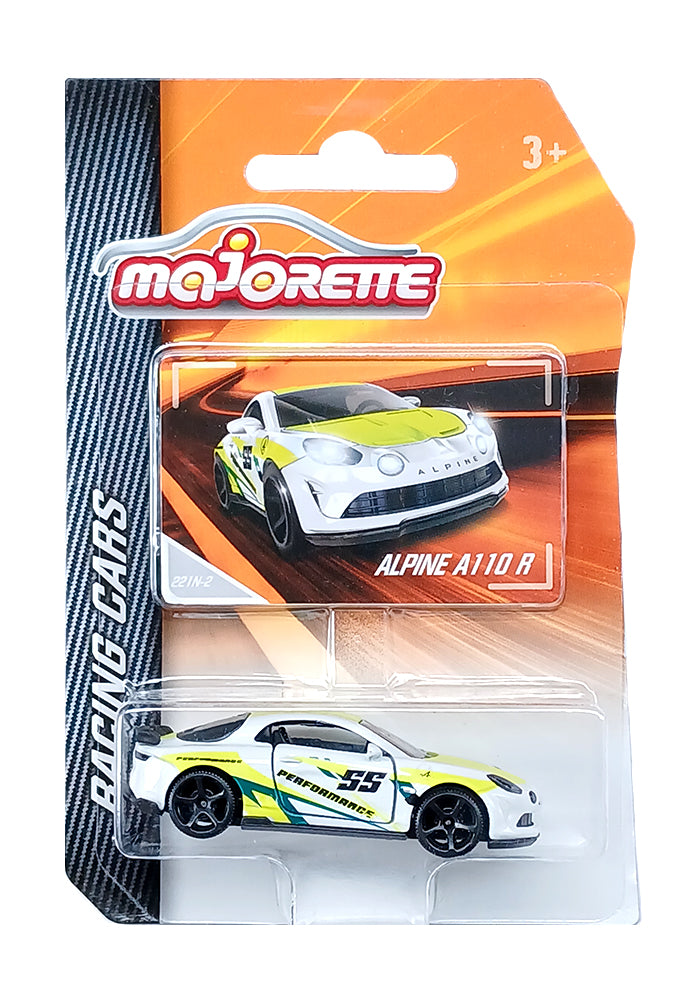 Majorette Racing Cars Alpine A110 R - White - 2025 Card– Toys-India.com