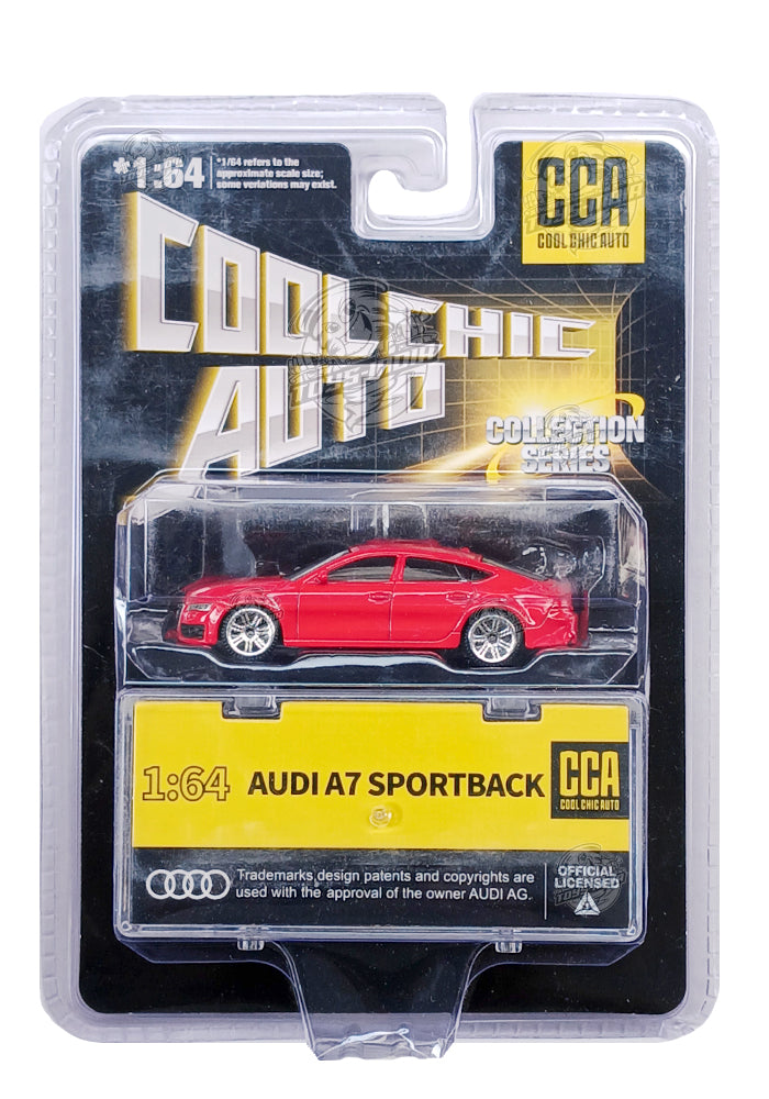 EXCLUSIVES CCA Cool Chic Auto Audi A7 Sportback- Red (Scale 1:64) (Sta ...