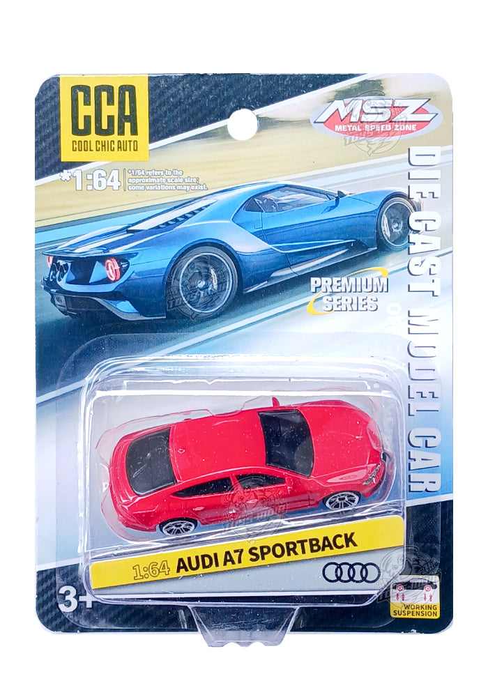 Diecast Audi A7 Hot Wheels EXCLUSIVES CCA Premium Audi A7