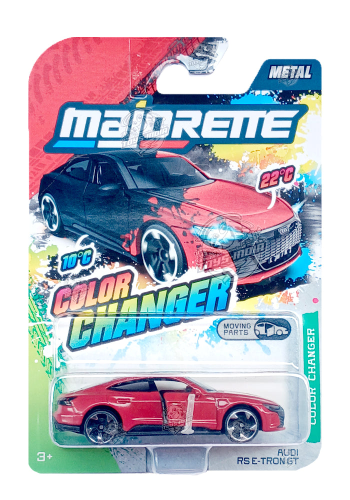 Majorette Colour Changer Edition Audi RS E-Tron GT - Red / Black - 202 ...