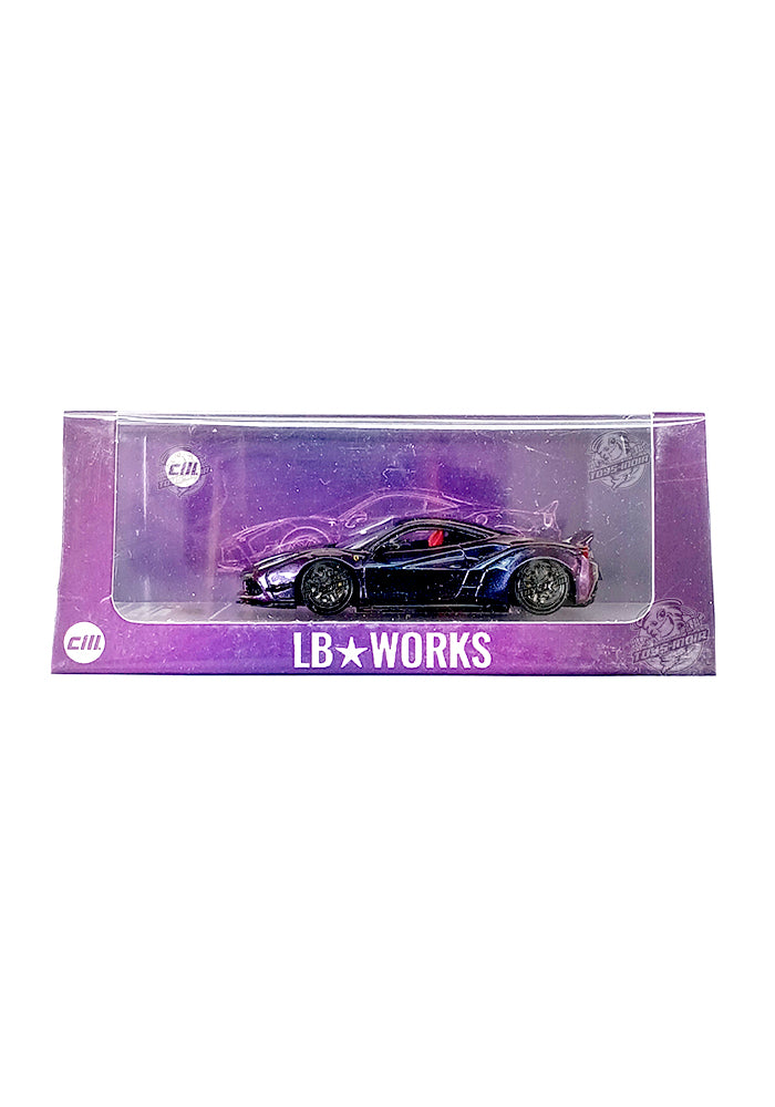 EXCLUSIVES CM Model LBWK Ferrari LB488 - Blue / Purple (Scale 1:64 ...