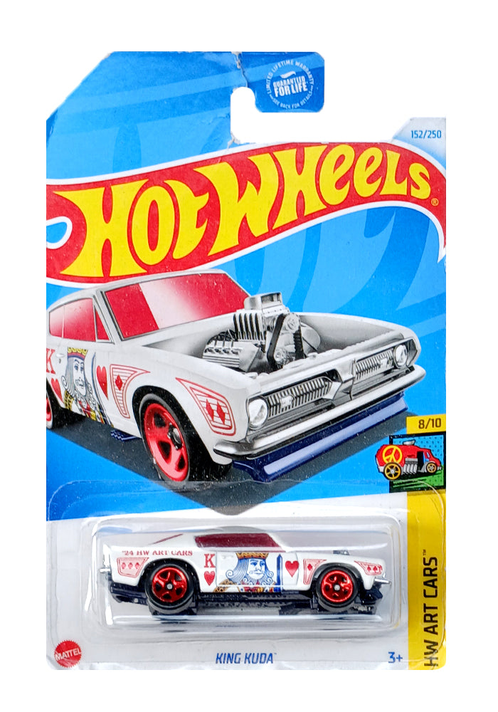 EXCLUSIVES Hot Wheels King Kuda - White - 2021 Card (Blister