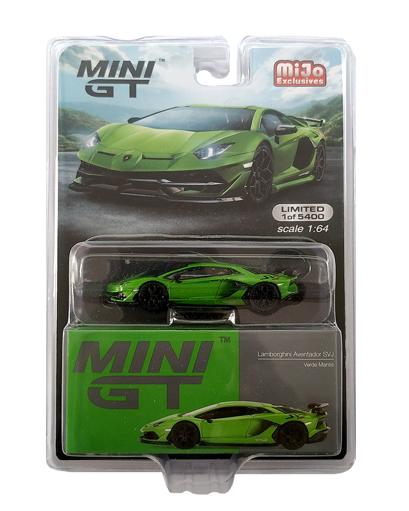 EXCLUSIVES MINI GT Lamborghini Aventador SVJ - Green– Toys-India.com