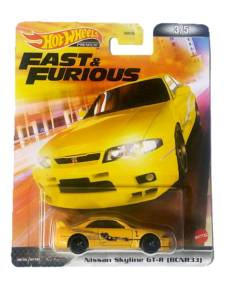 Hot Wheels ID Nissan Skyline GT-R, [Silver] Fast and Furious