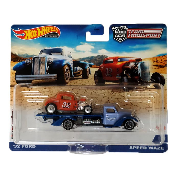 Exclusives Hot Wheels Premium Team Transport 32 Ford And Speed Waze O Toys 7538