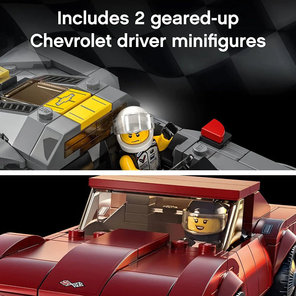 LEGO® Chevrolet Corvette C8. R Race Car e 1968 em Promoção na